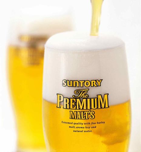 All-you-can-drink for 1,480 yen for 2 hours ♪ All-you-can-drink Premium Malt's ♪