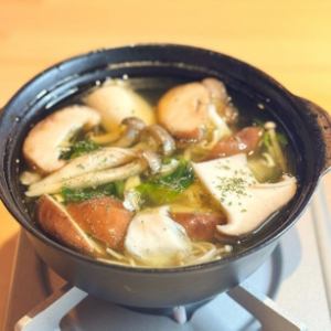 きのことハーブのだしージョ