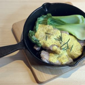 三元豚バラマスタードソース