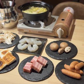 【お手軽だしージョコース】＋９０分飲み放題付き