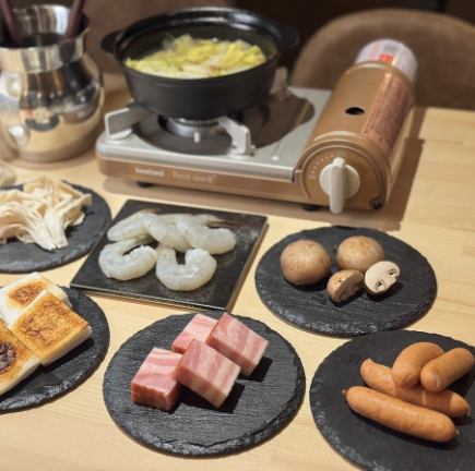 【お手軽だしージョコース】＋９０分飲み放題付き