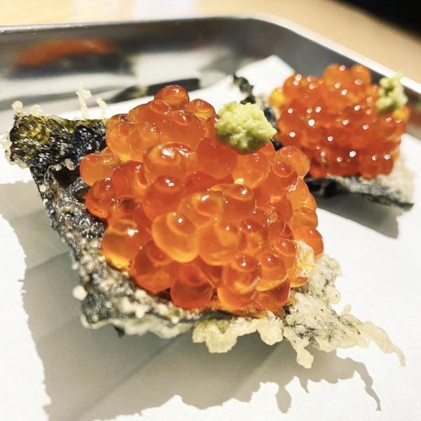 令人難以抗拒的氣泡紙和酥脆♪【Ikura鮭魚子小點心】