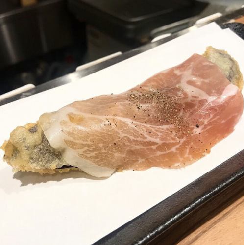 茄子~火腿~