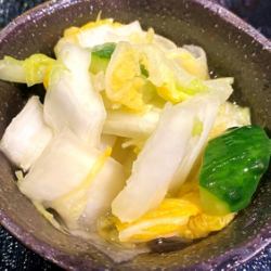 醃蘿蔔和大白菜