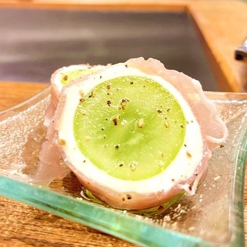 用時令水果製作的傑作♪