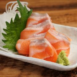 Salmon sashimi