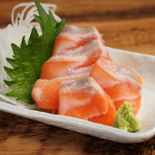 Salmon sashimi