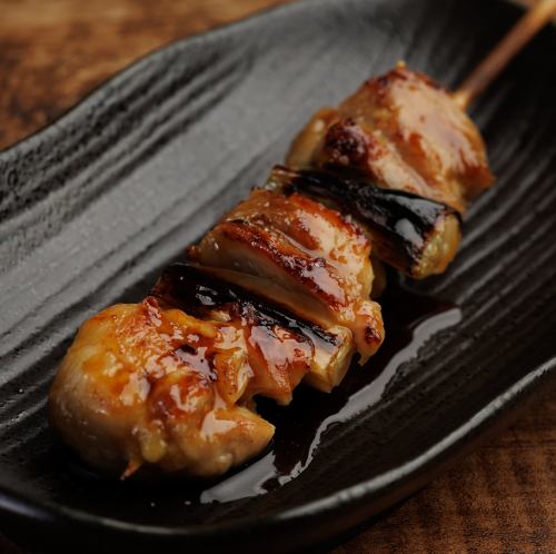 Green onion skewers