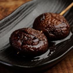 Shiitake mushroom skewers
