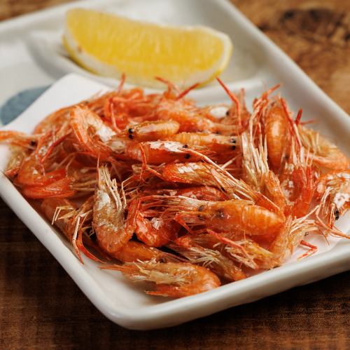 Deep fried river shrimp