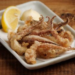 Deep fried tentacles