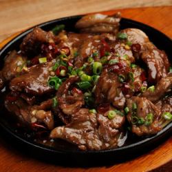 Beef short rib stir-fry