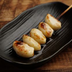 Garlic skewers
