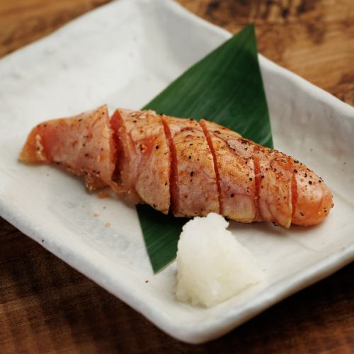 Grilled mentaiko (spicy cod roe)