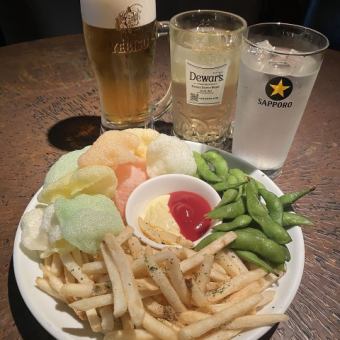 A must-see for those looking for a second place! All-you-can-drink Yebisu beer until closing time! Available from 8pm! After-party plan