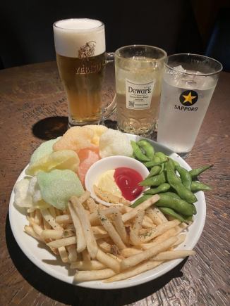 A must-see for those looking for a second place! All-you-can-drink Yebisu beer until closing time! Available from 8pm! After-party plan