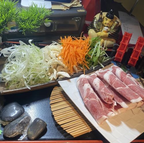 Lamb Shabu-Shabu Set (1 serving) 2 servings or more