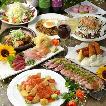 10月【クーポン利用で500円OFF】”飲み放題付”神コース/4500円⇒4000円へ