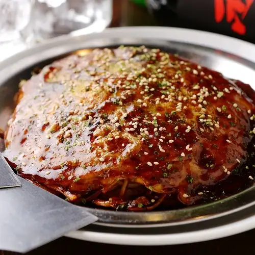 Hiroshima-style okonomiyaki