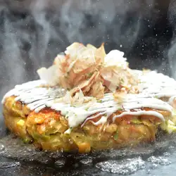 머랭 솜털 철신의 오코노미 야키 각종