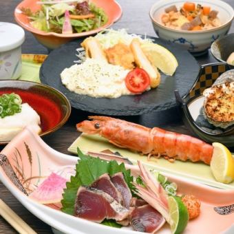 【季節の宴会コース】2時間飲み放題付き9品6500円(税込)