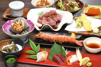 【季節の宴会コース】2時間飲み放題付き10品7000円(税込)