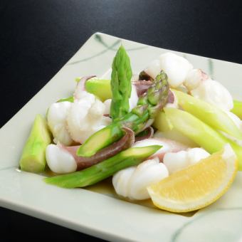 イカゲソアスパラバター