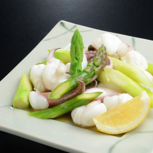 イカゲソアスパラバター