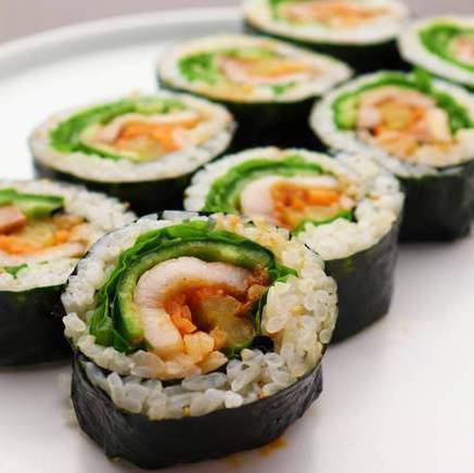 Samgyeopsal seaweed roll