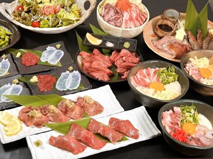 Gokumi Course (includes all-you-can-drink alcohol and 11 dishes)