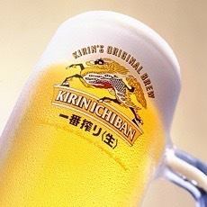 【HP限定!!お得な単品飲み放題♪】2h飲み放題1800円(税込)もちろん生ビールもOK!!