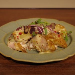 ローストポークとポテトーハニーマスタードソースー