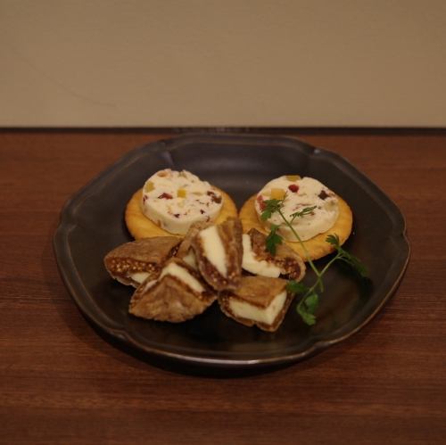 レーズン＆いちじくバターの盛り合わせ