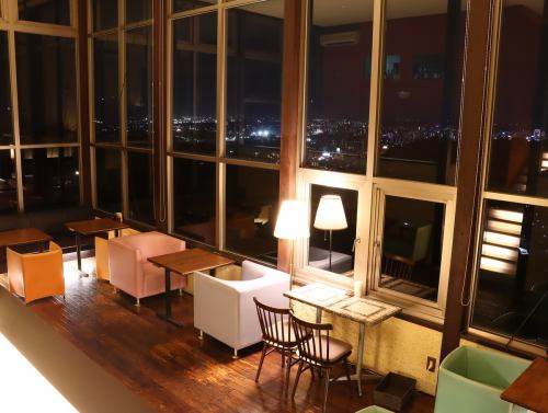 The best location with a panoramic view of Oita's night view
