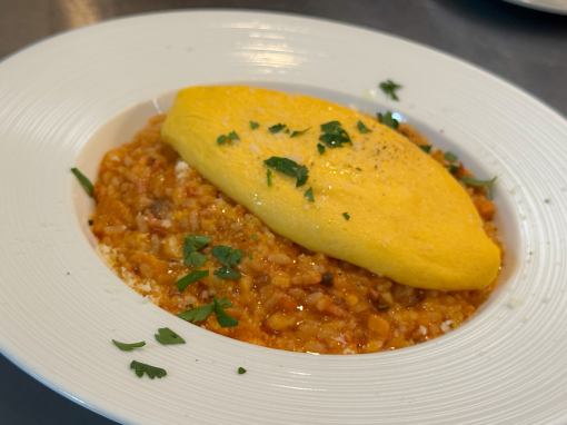 【大人だけの・・ご褒美ランチへ＊】＊リゾットオムライスセット４品＊３０００円