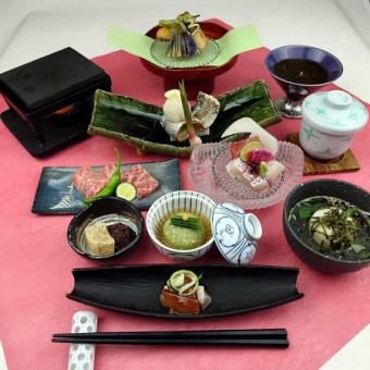 【お料理のみ】接待・各種ご宴会に♪和牛サーロイン石焼コース　お料理全10品7,000円（税込）