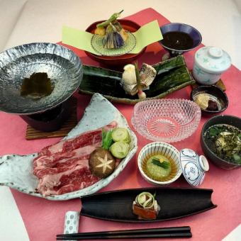 【お料理のみ】接待・各種ご宴会に♪和牛しゃぶしゃぶコース　お料理全10品8,000円（税込）
