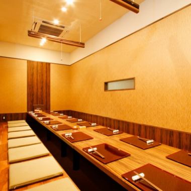 A semi-private room that can accommodate up to 20 people who are proud of "Kari".Because it is a relaxing space, it is perfect for important meals and banquets.Farewell reception party · various banquet reservation reception in progress! Lunch banquet is also very popular.