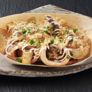 Teriyaki Squid and King Oyster Mushrooms