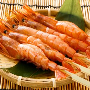 烤红虾串