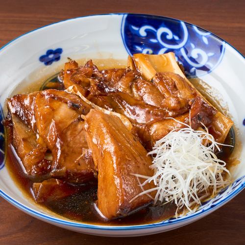 Tuna collar simmered in soy sauce