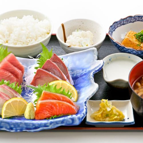 [Lunch only] Sashimi set meal / 2 kinds of tuna set meal