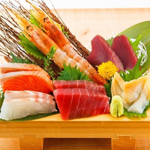 ゲタ盛り (刺身6点盛り)