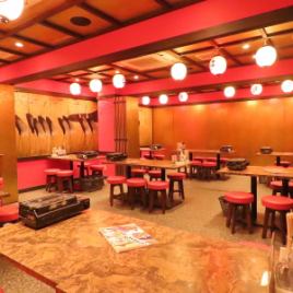 【完全個室/大個室】45名様~最大60名様まで可能な完全個室!大人数での忘年会・歓迎会・送別会などの各種宴会にピッタリのお席となっております