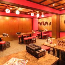 【完全個室/中個室】32名様~最大40名様まで可能な完全個室!大人数での忘年会・歓迎会・送別会などの各種宴会にピッタリのお席となっております