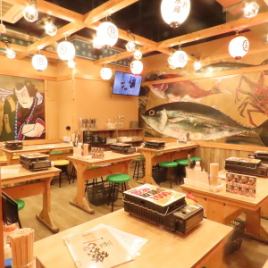 40名様~最大54名様まで利用可能な半個室もご用意!会社宴会などの各種宴会にもご利用ください!