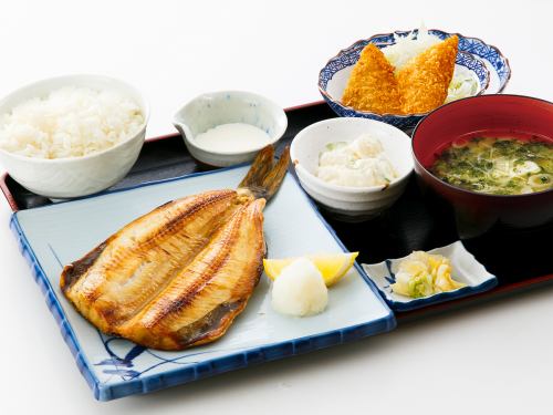 ホッケ焼き定食