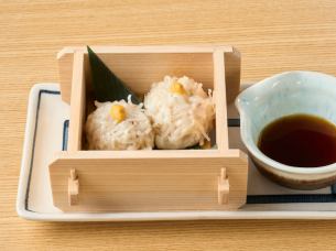 鮪の葱まみれ／イカ焼売