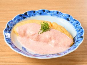 明太チーズオムレツ／半熟玉子の揚げ出しイクラ鬼おろし　各