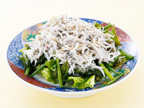 釜揚げしらすとお葱のサラダ